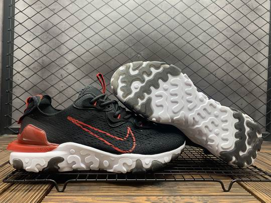 Nike React Vision Men's Running Shoes Black White Red-05